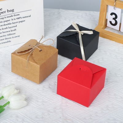 Customized Creative New Square Kraft Paper Packaging Box