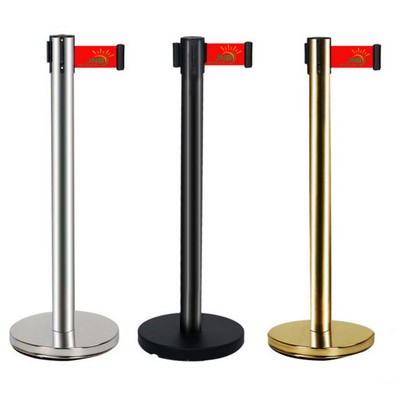 Retractable Red Belt Crowd Control Barrier