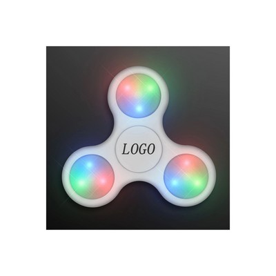 Light Up White Fidget Spinner (3-5 Days)