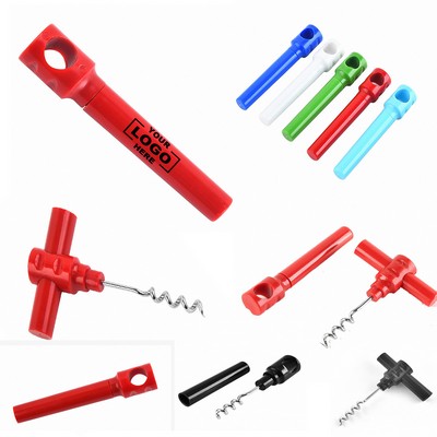 Simple Pocket Size Plastic Corkscrew