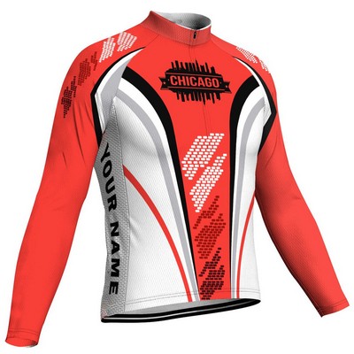 Unisex Full Color Dye Sublimated Custom Cycling Jersey Shirt