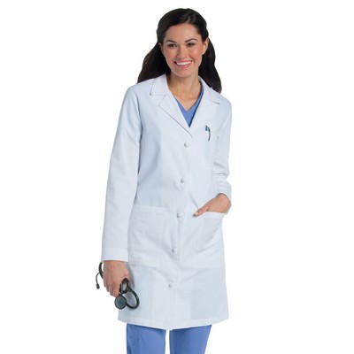 Landau - Essential Lab Coats - Women's Three-Pocket 40.5" Full-Length Lab Coat