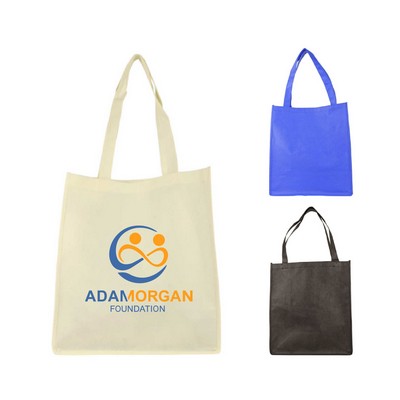 100g Non-Woven Polypropylene Reusable Tote & Grocery Bag w/ Handle