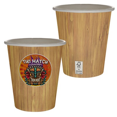 10 oz Full Color Bamboo Pattern Paper Cup