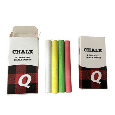 4 pcs Chalks Set with Custom Box