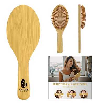 Natural Bamboo Wooden Hairbrush