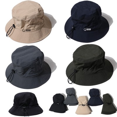 Wide Brim Bucket Windproof Fishing Hats