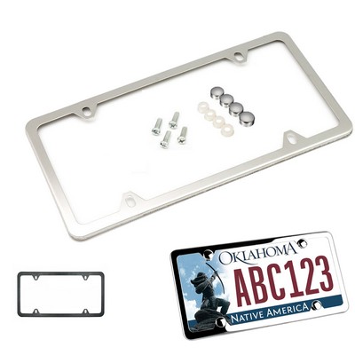 Plate frame American gauge stainless steel protective jacket