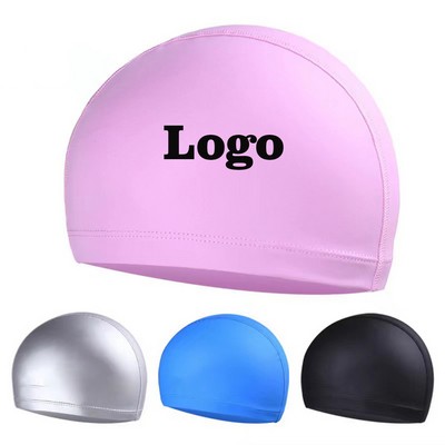 PU Waterproof Fabric Swimming Cap