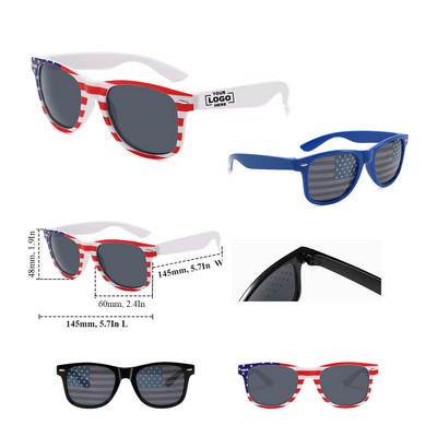 Retro American Flag Sunglasses