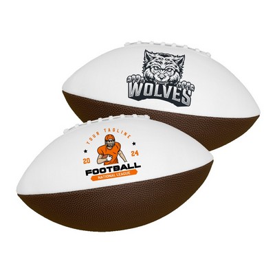 14" Premium Matte Full-Size Synthetic Leather Signature Football