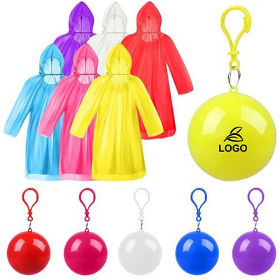 Disposable Emergency Raincoat Colorful Rain Poncho