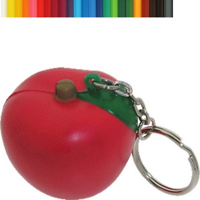 Apple Stress Reliever Keychain with Your Logo