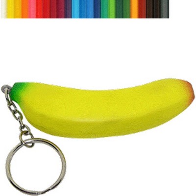 Banana Stress Reliever Keychain