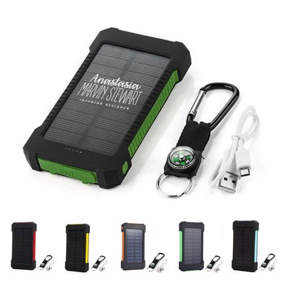 10000mAh Versatile Solar Power Bank