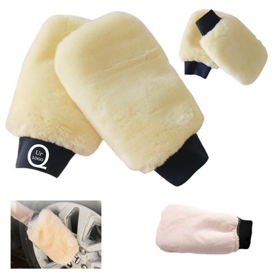 Wool Fleece Car Wash Gloves