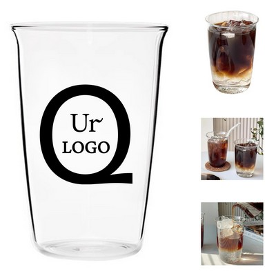 15Oz Glass Coffee Cup