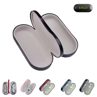 Double Layer Eyeglass Case with Mirror