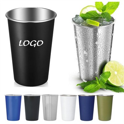 16 Oz Stainless Steel Pint Cup