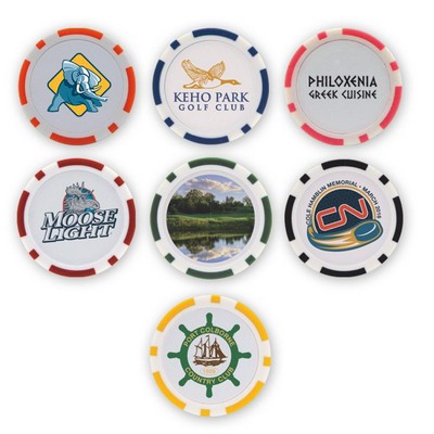 Poker Chip Golf Ball Marker