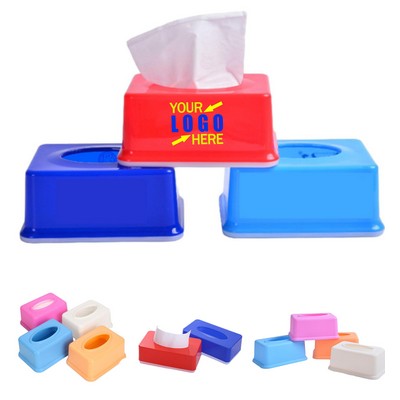 Customized Plastic Advertising Tissue Box