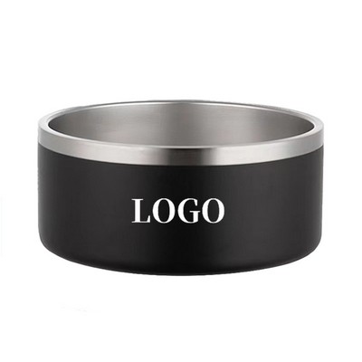 32oz Double-layer Stainless Steel Pet Bowl