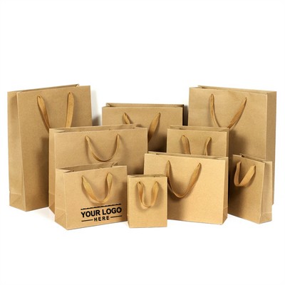 Stylish and Eco-Friendly Gift Packaging Kraft Paper Tote Gift Bag