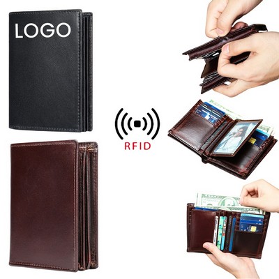 Rfid Leather Wallet