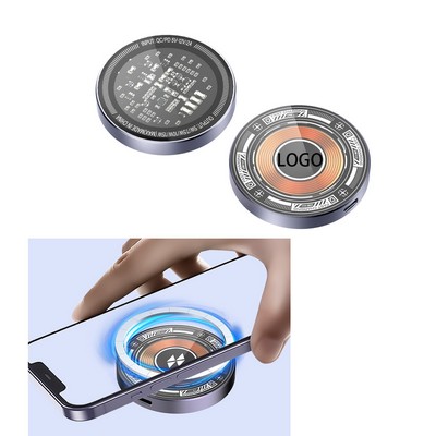 Transparent Magnetic 15W Wireless Charger