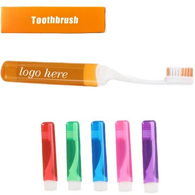 Portable Folding Travel Toothbrush