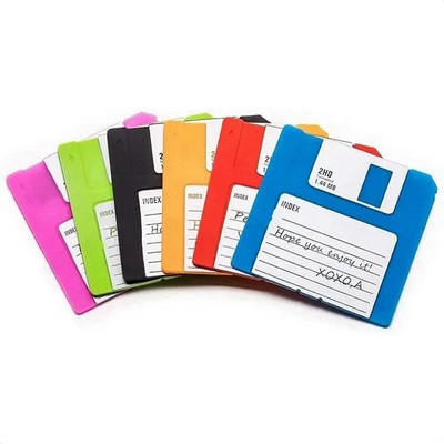 Silicone Retro Floppy Disk Coasters for Your Table