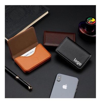 Business Name Card Holder Wallet Credit C ID Case