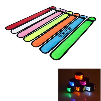 LED Slap Bracelets with Light Up Bands for Nighttime Safety Fun