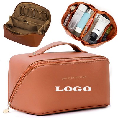 Premium Leather Makeup Bag