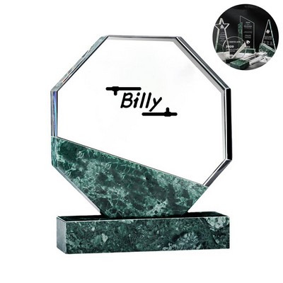 Customized Marble Crystal Trophy