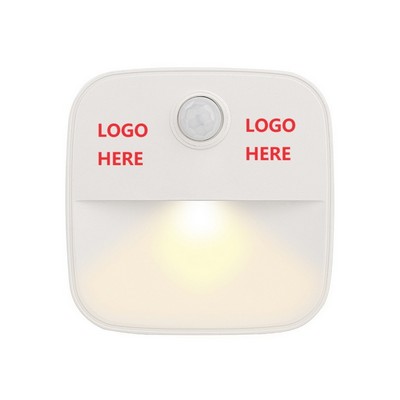 Stick On Led Motion Sensor Night Light Cabinet Lamp