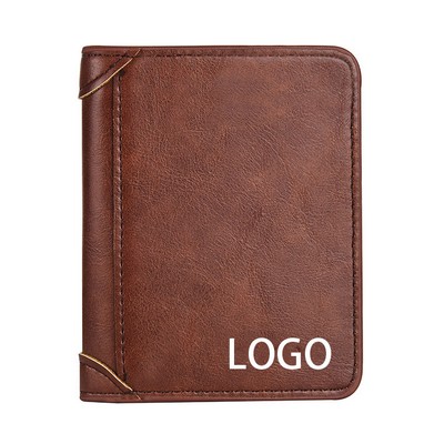 Vertical Leather Wallet