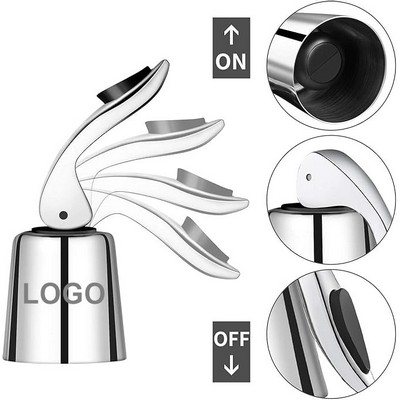 Reusable Stainless Steel Wine Bottle Stoppers