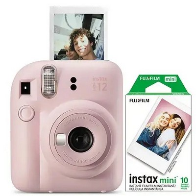 Fujifilm Instax Mini 12 Blossom Pink w/10 Exposures Film