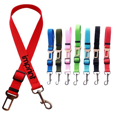 Pet Adjustable Car Seat Belts Safety Leash