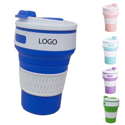 350Ml Silicone Collapsible Travel Cup Coffee Cup