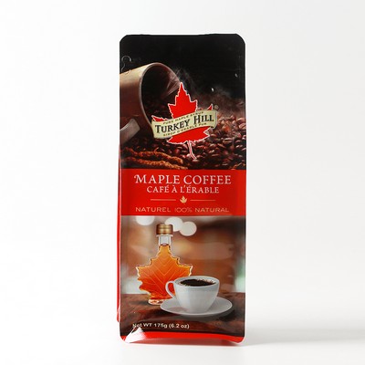 6.2 OZ PE Zipper Closure Coffee Bag with Valve