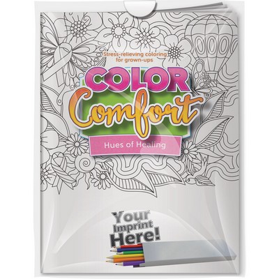 Combo Pack - CC104 Color Comfort & 6-Pack of Colored Pencils in a Poly Bag