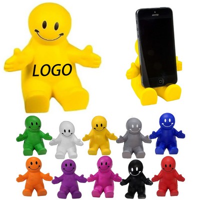 Fun Squeezable Smile Phone Holder