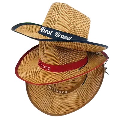 Sunscreen Breathable Cowboy Hat Straw Hat