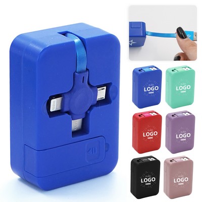 Multifunctional Retractable Charging Cable Box