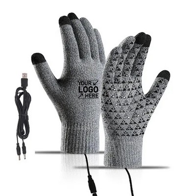 Rechargeable Heated Touchscreen Gloves 5V USB