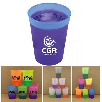 16oz Plastic Color Changing Stadium Cup