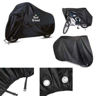 Bicycle Cover with Lock Holes