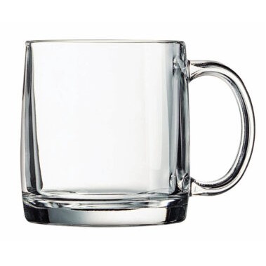 13oz Clear Glass Nordic Mug